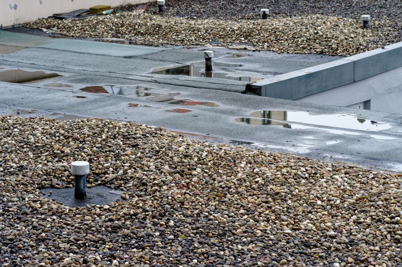 Gravel Roof Repair detail